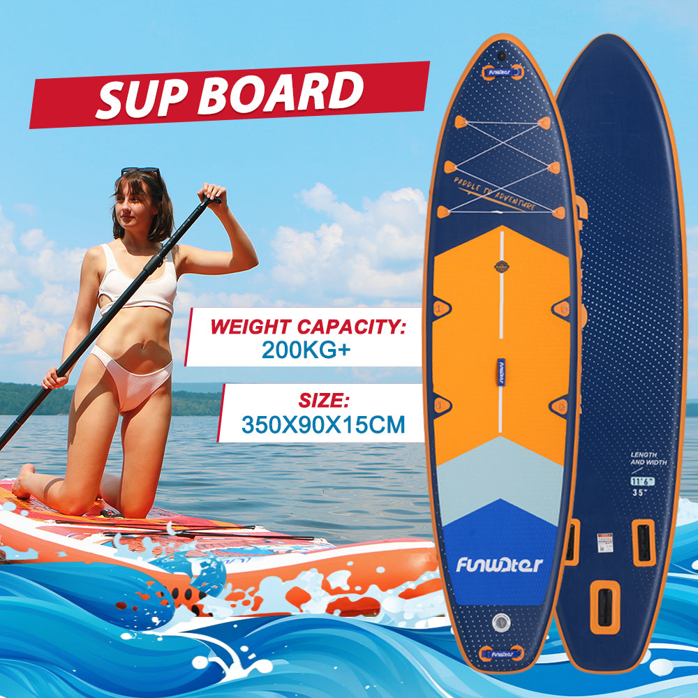 Placă de paddle gonflabilă FunWater CRUISE Paddleboard SUP RED