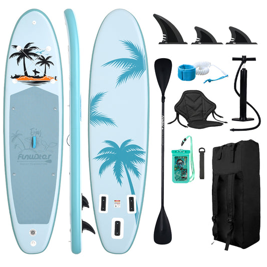 Set Placă SUP Kayak Gonflabilă FunWater RELAX Caribbean 11'6'' 350 cm