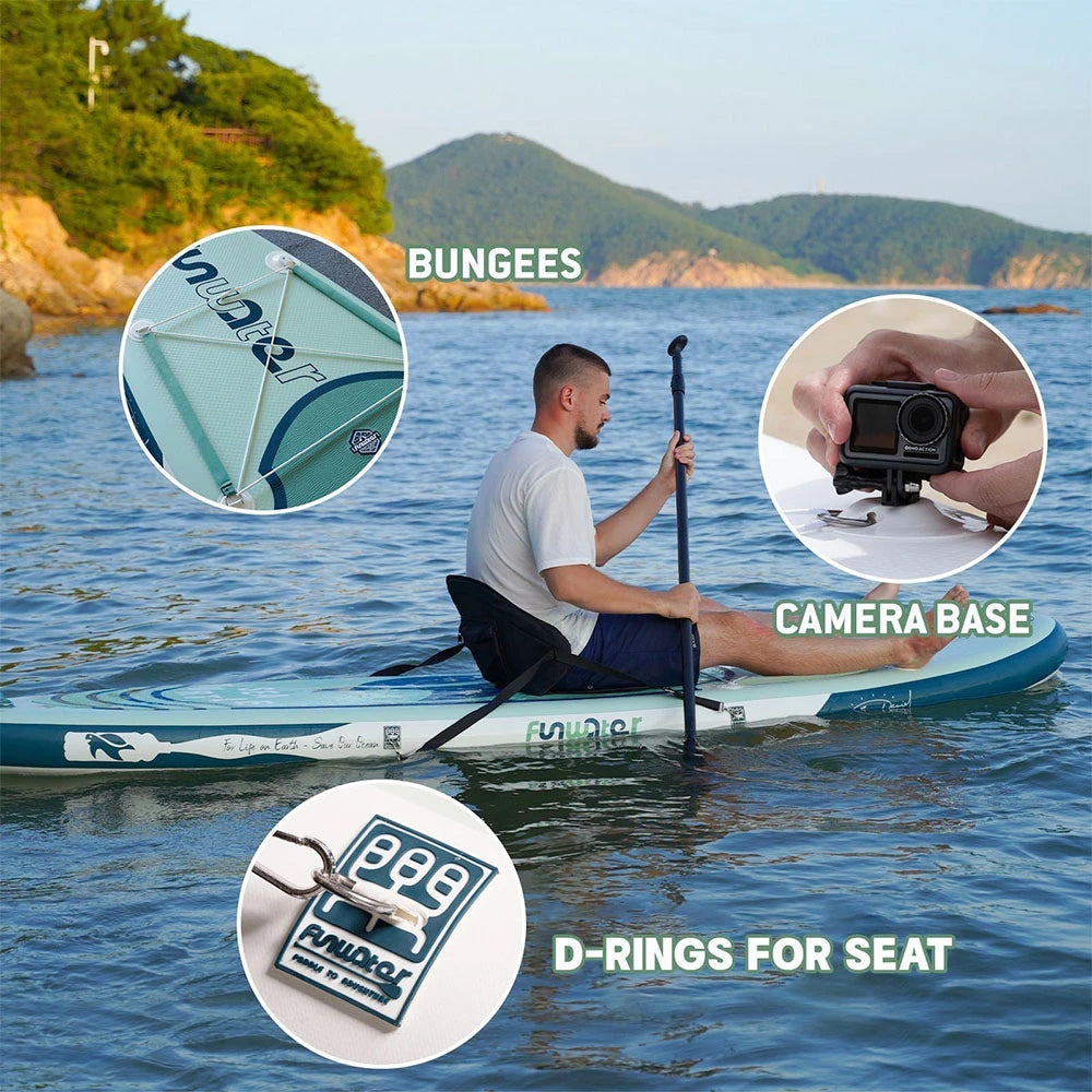 Placă de paddle gonflabilă FunWater CRUISE Paddleboard SUP RED
