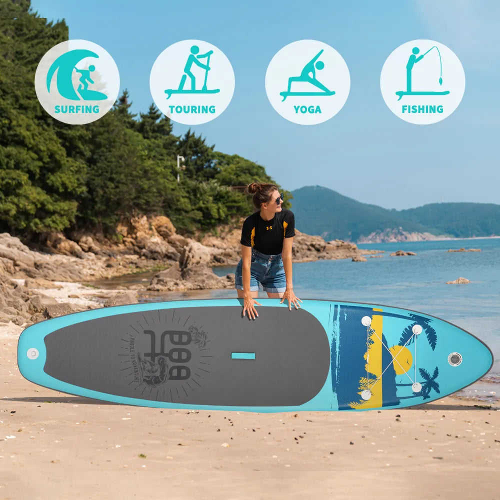 Placă de paddle gonflabilă FunWater CRUISE Paddleboard SUP RED