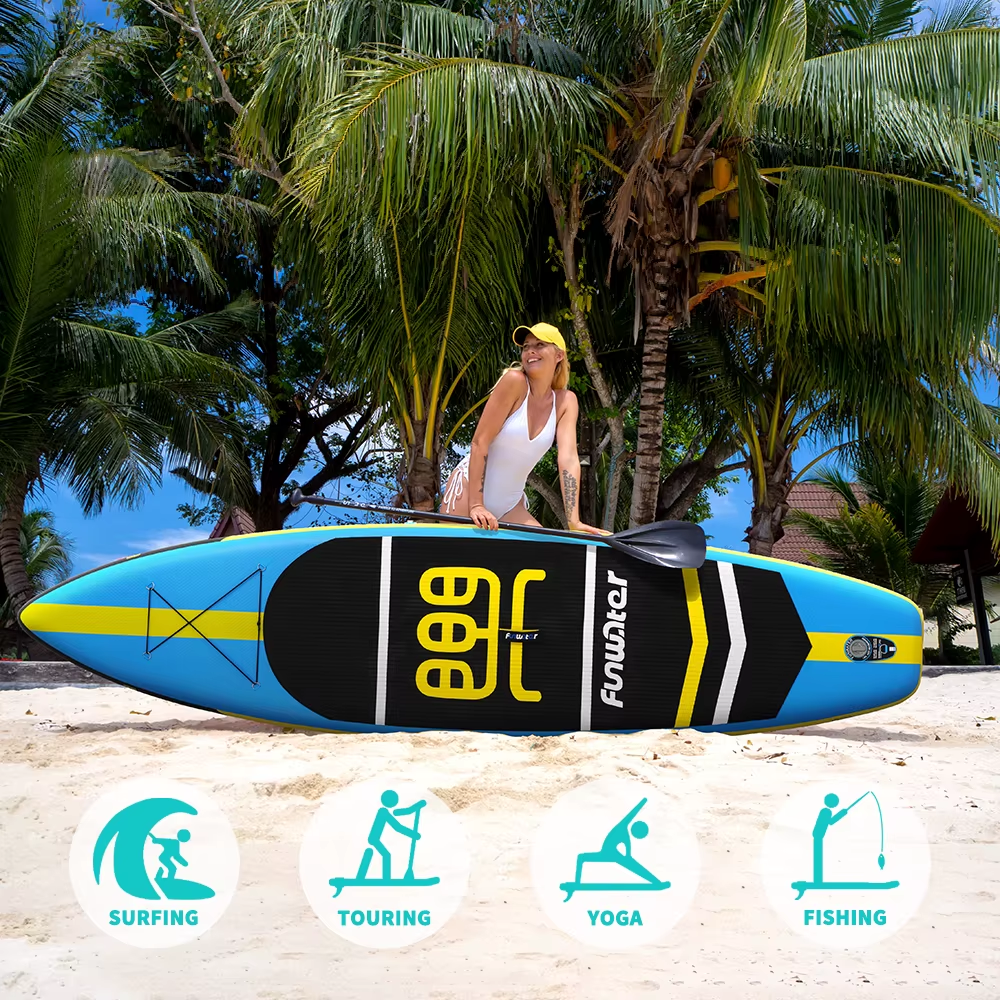 Placă de paddle gonflabilă FunWater CRUISE Paddle Board SUP BLUE