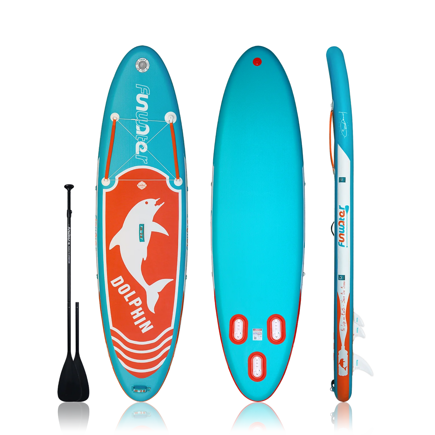 Placă de paddle gonflabilă FunWater CRUISE Paddleboard SUP RED