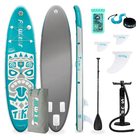 Set Placă SUP Gonflabilă FunWater TIKI Emerald 10'6''