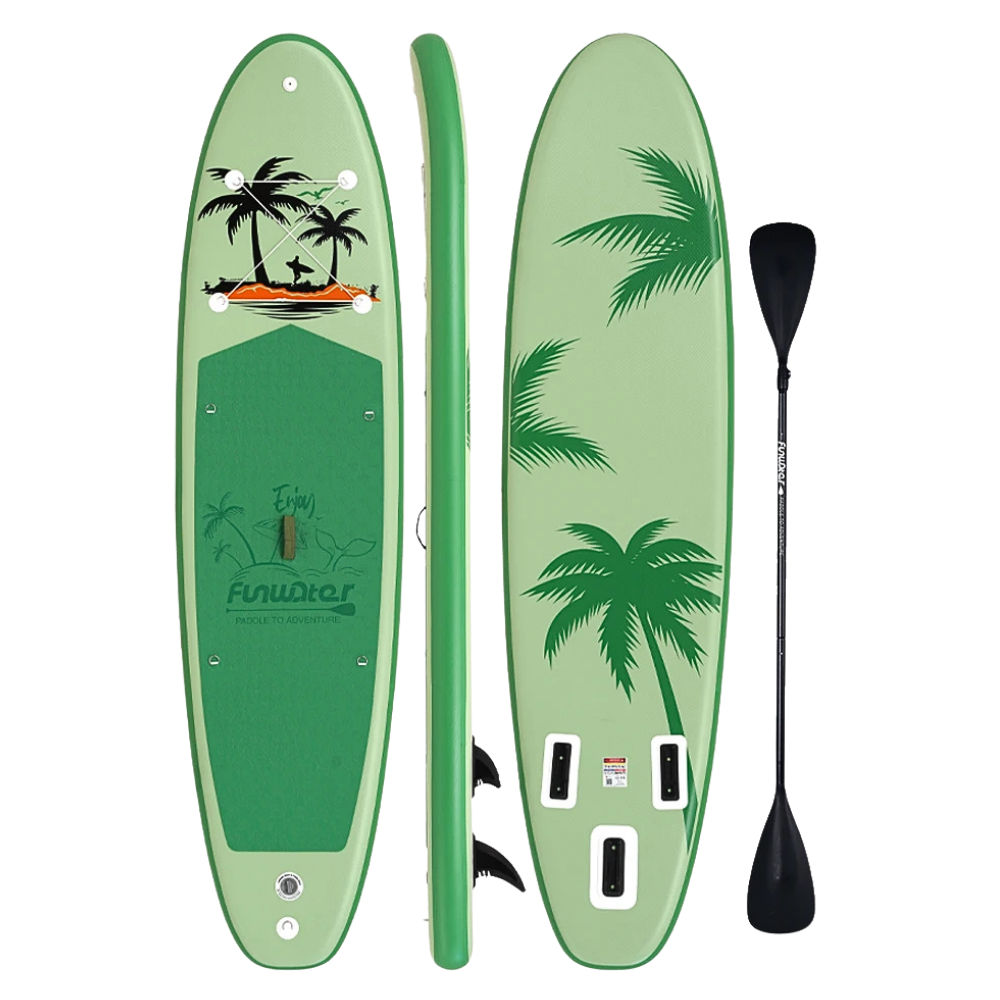 Set Placă SUP Kayak Gonflabilă FunWater RELAX Caribbean 11'6'' 350 cm
