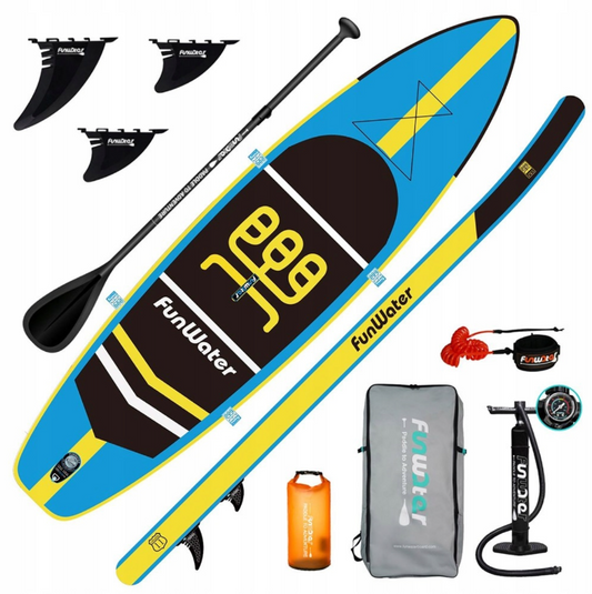 Placă de paddle gonflabilă FunWater CRUISE Paddle Board SUP BLUE