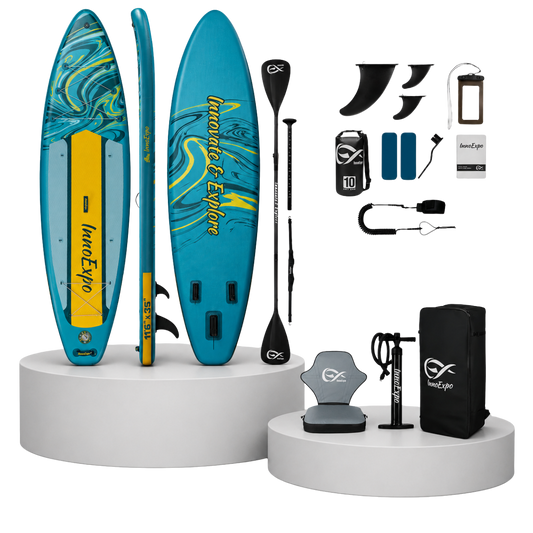 Set Placă SUP Kayak Gonflabilă Voyage 11'6'' 350 cm
