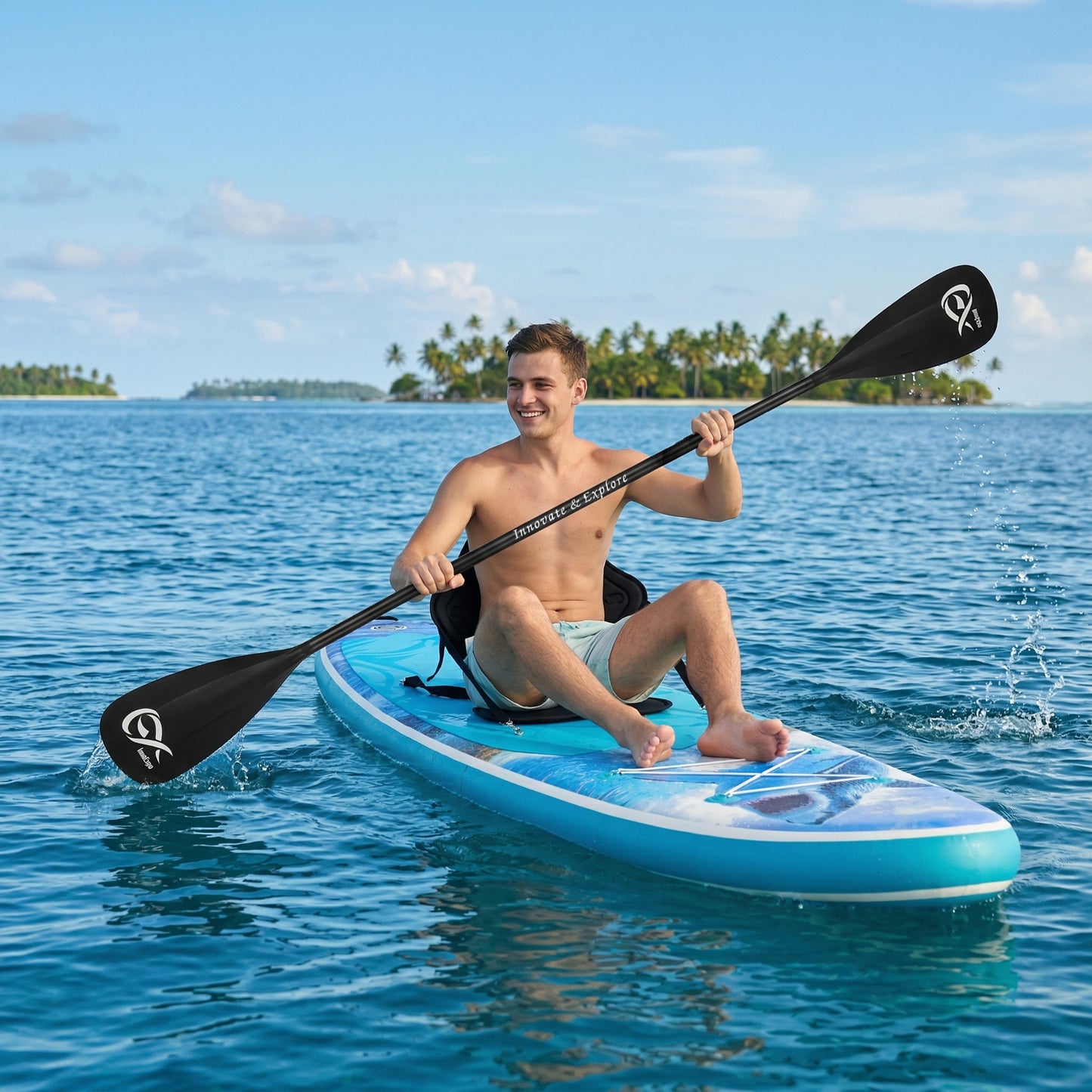 Set Placă SUP Kayak Gonflabilă SUMMER BREEZE 11'6'' 350 cm