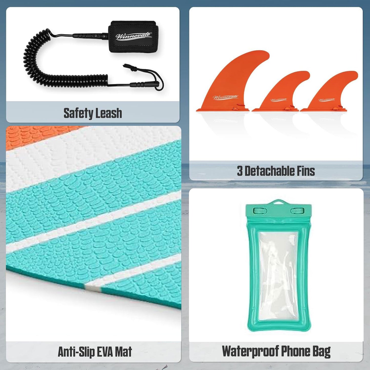 Set Placă SUP Gonflabilă TROPIC ESCAPE 11' 335 cm