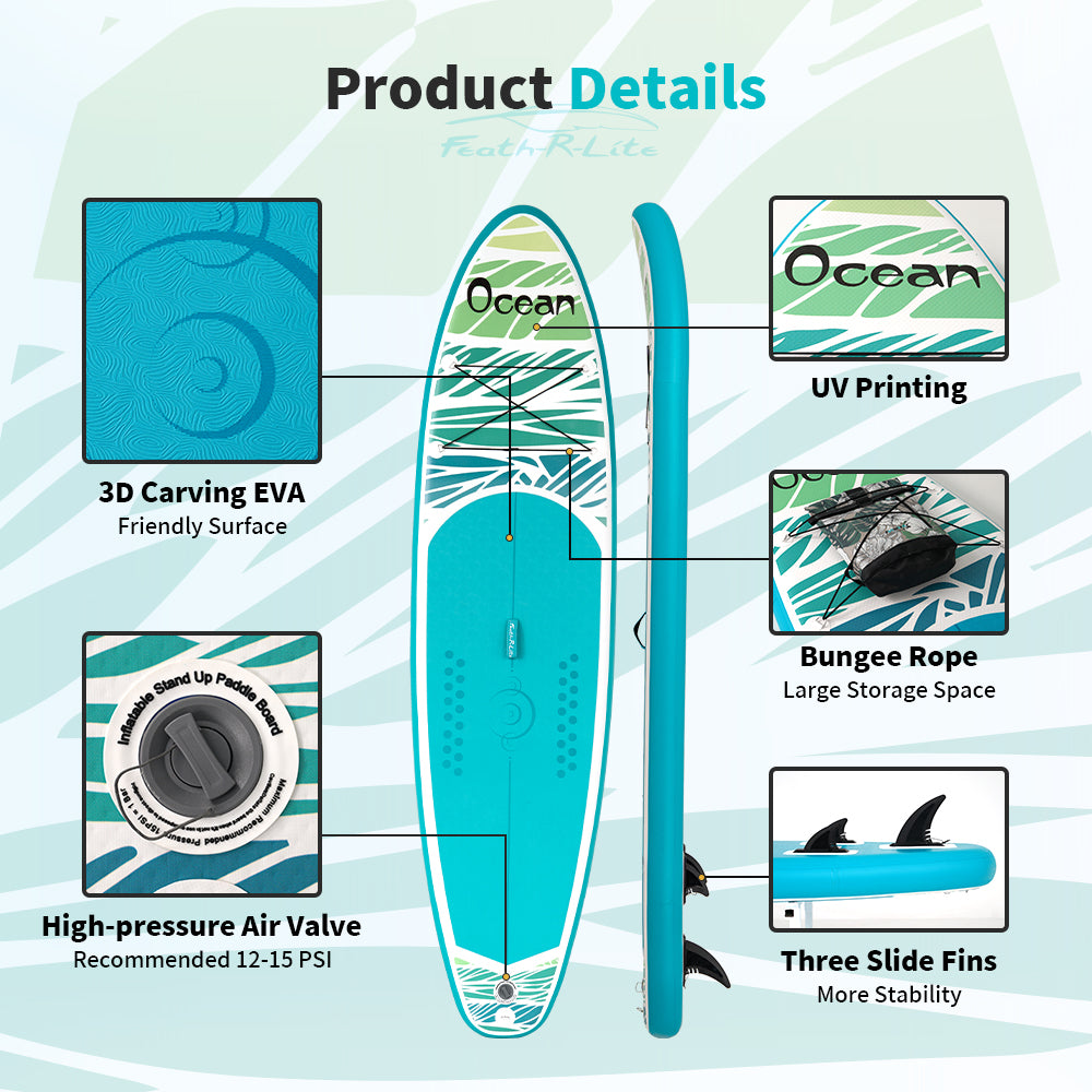 Placă cu vâsle gonflabilă FunWater Monkey Paddle Board SUP