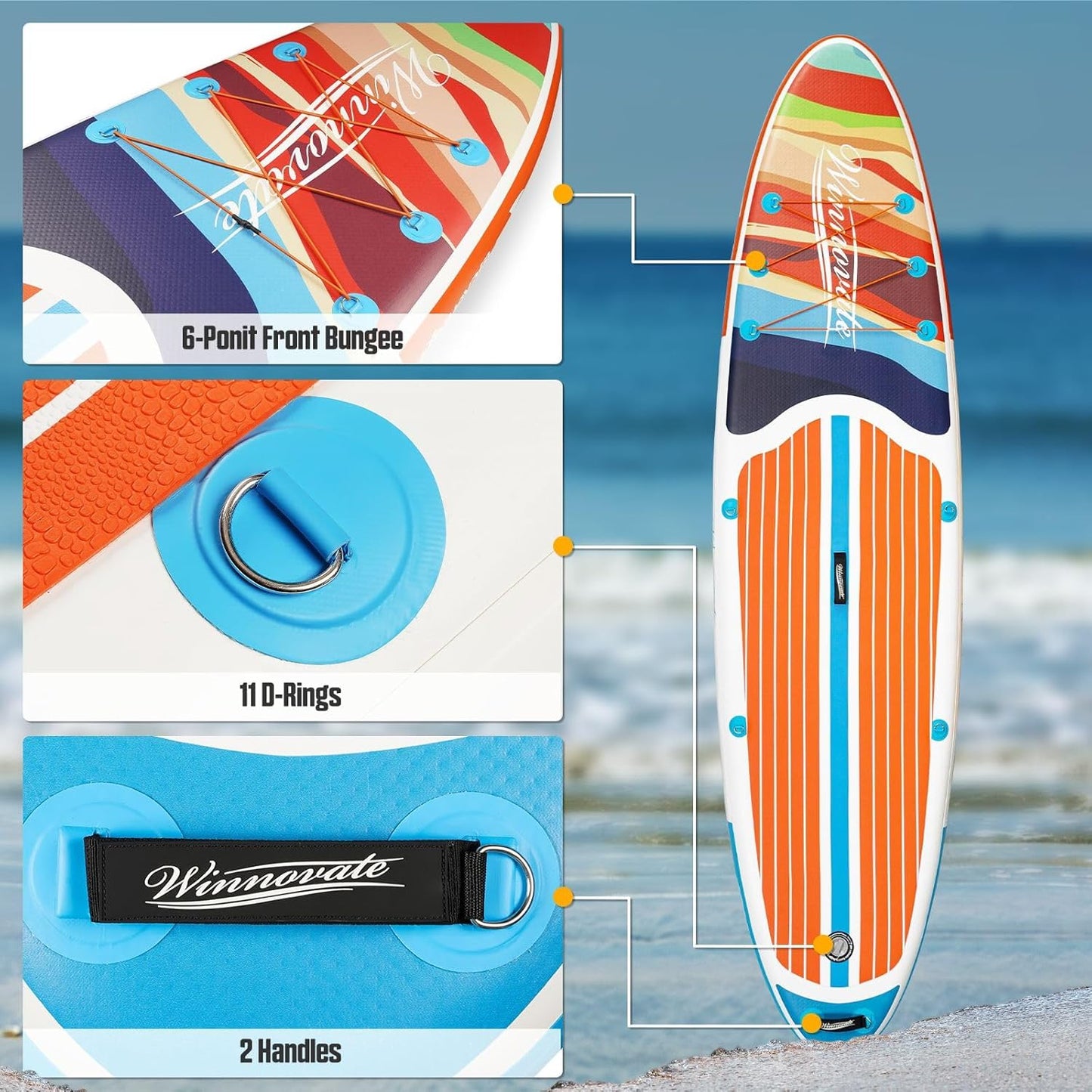 Set Placă SUP Gonflabilă CALIFORNIA 11' 335 cm