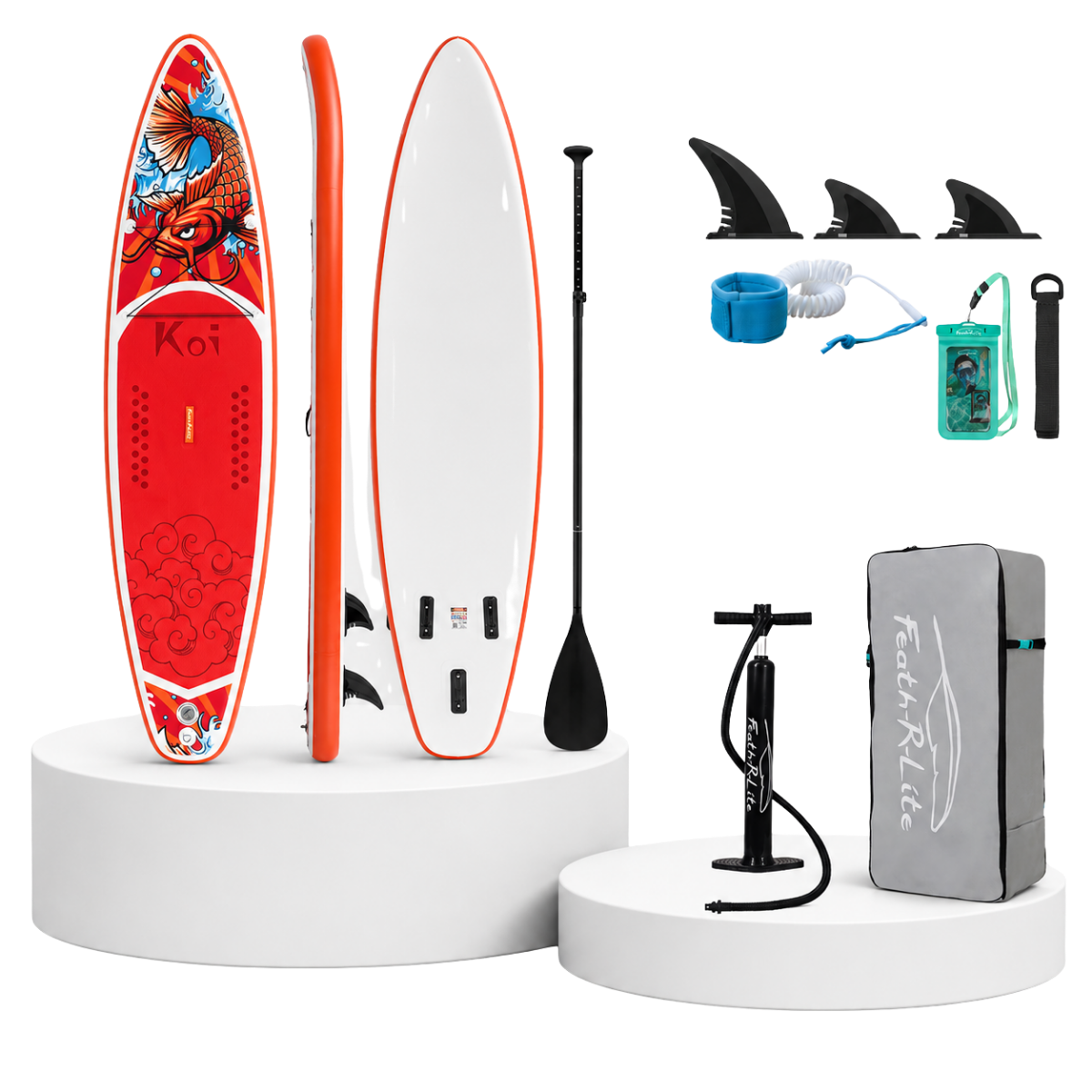 Set Placă SUP Gonflabilă FunWater KOI 11' 335 cm