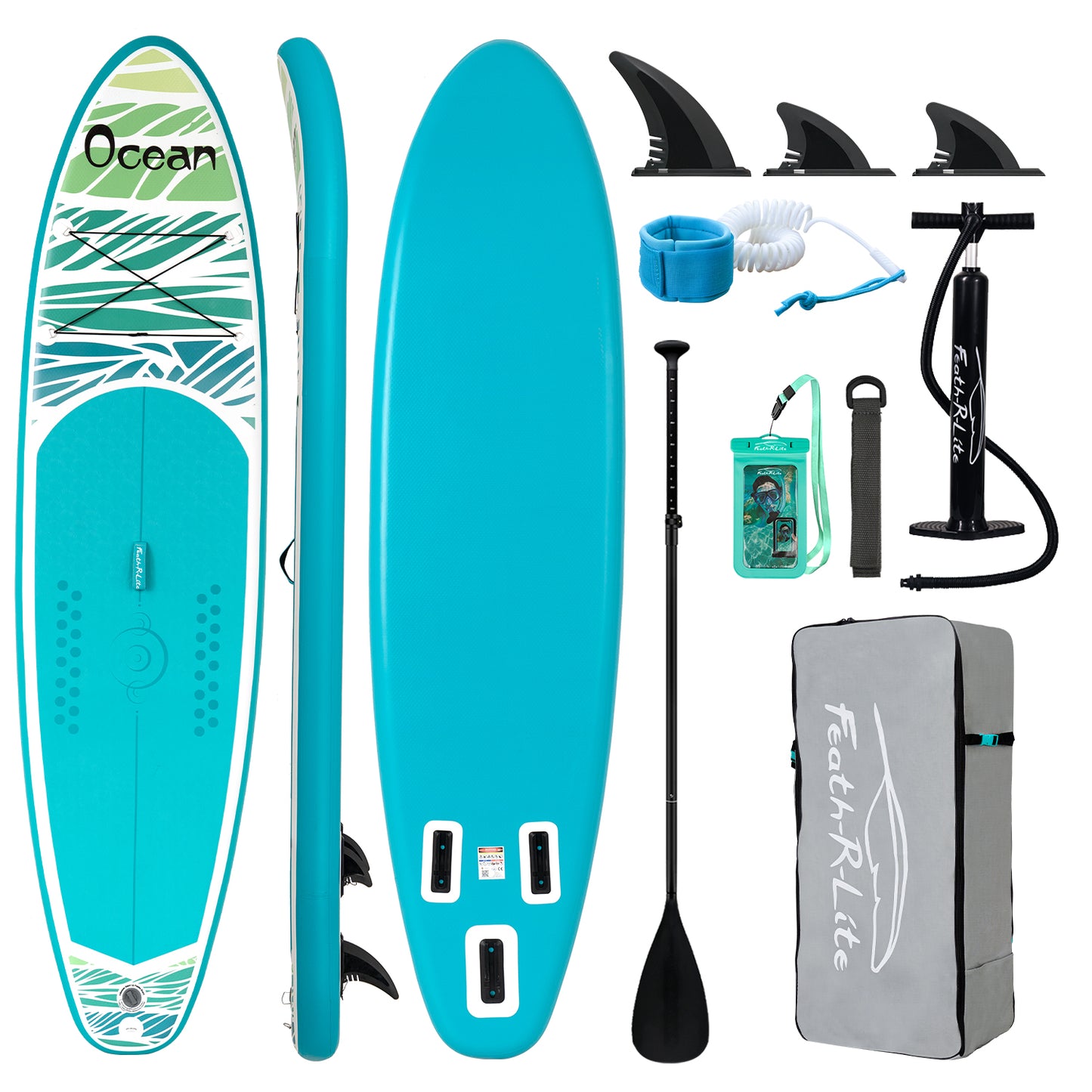 Placă cu vâsle gonflabilă FunWater Monkey Paddle Board SUP
