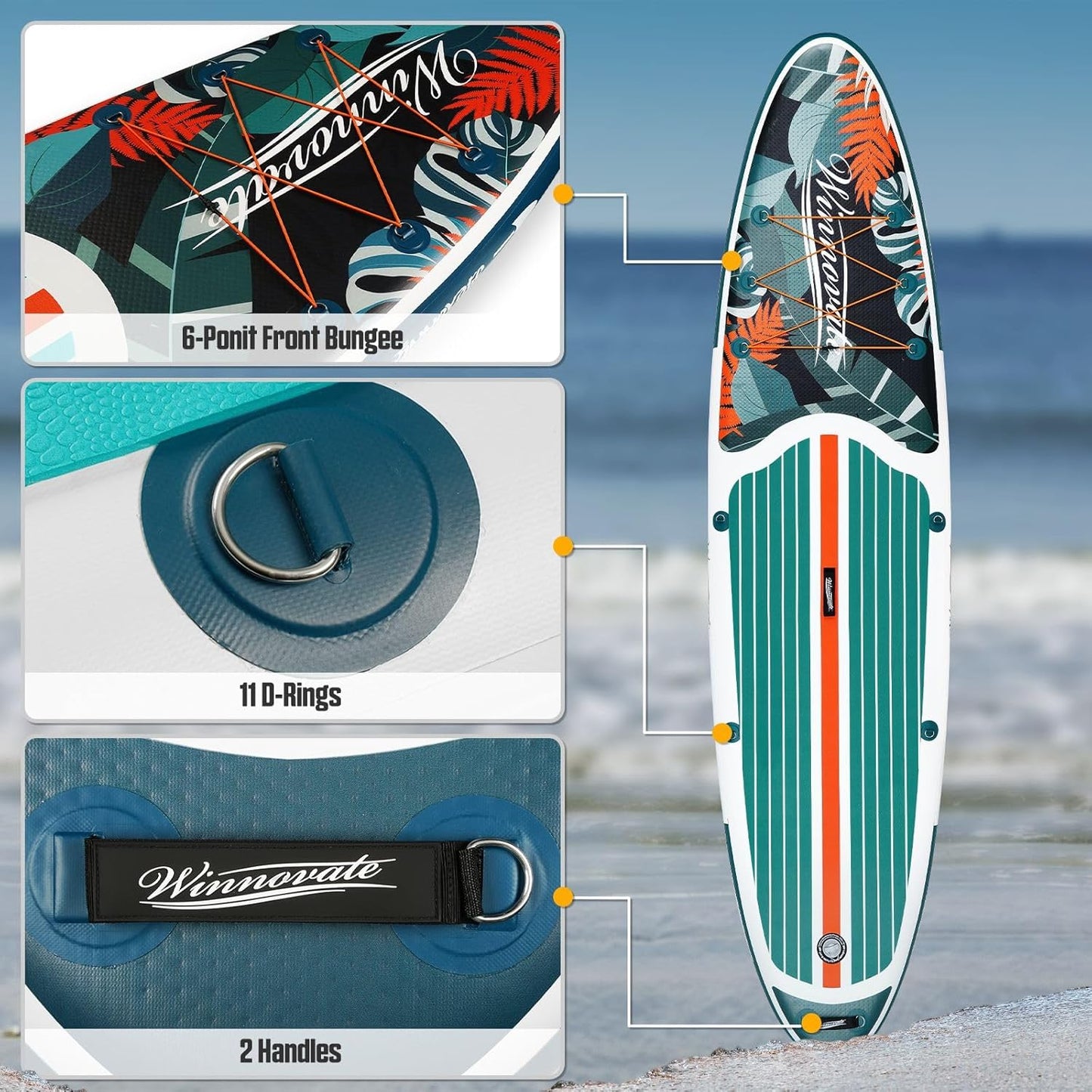 Set Placă SUP Gonflabilă TROPIC ESCAPE 11' 335 cm