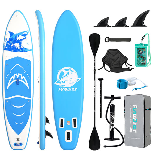 Set Placă SUP Kayak Gonflabilă FunWater SHARK 11'6'' 350 cm