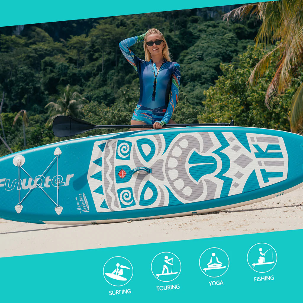 Placă cu vâsle gonflabilă FunWater TIKI Paddle Board SUP