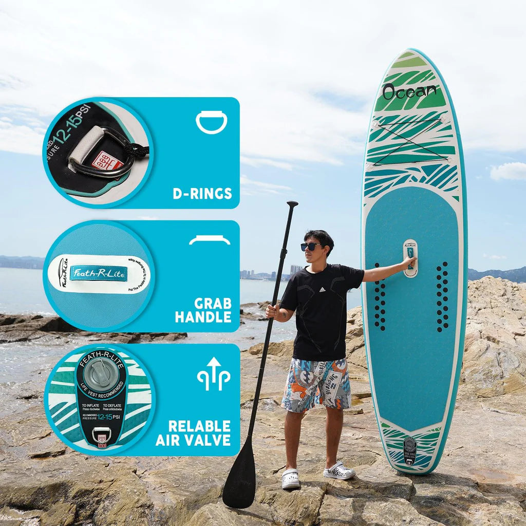 Placă cu vâsle gonflabilă FunWater Monkey Paddle Board SUP