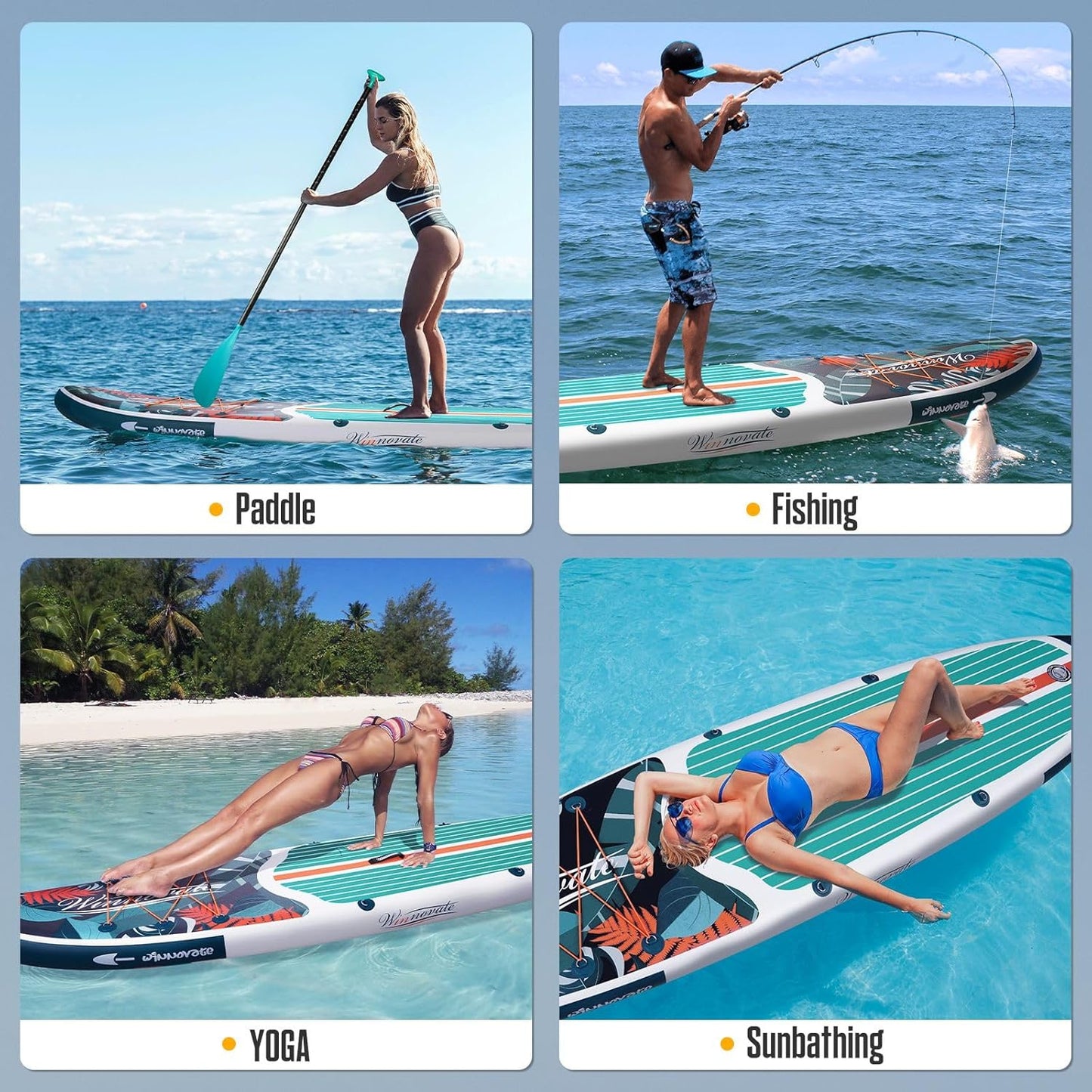 Set Placă SUP Gonflabilă TROPIC ESCAPE 11' 335 cm