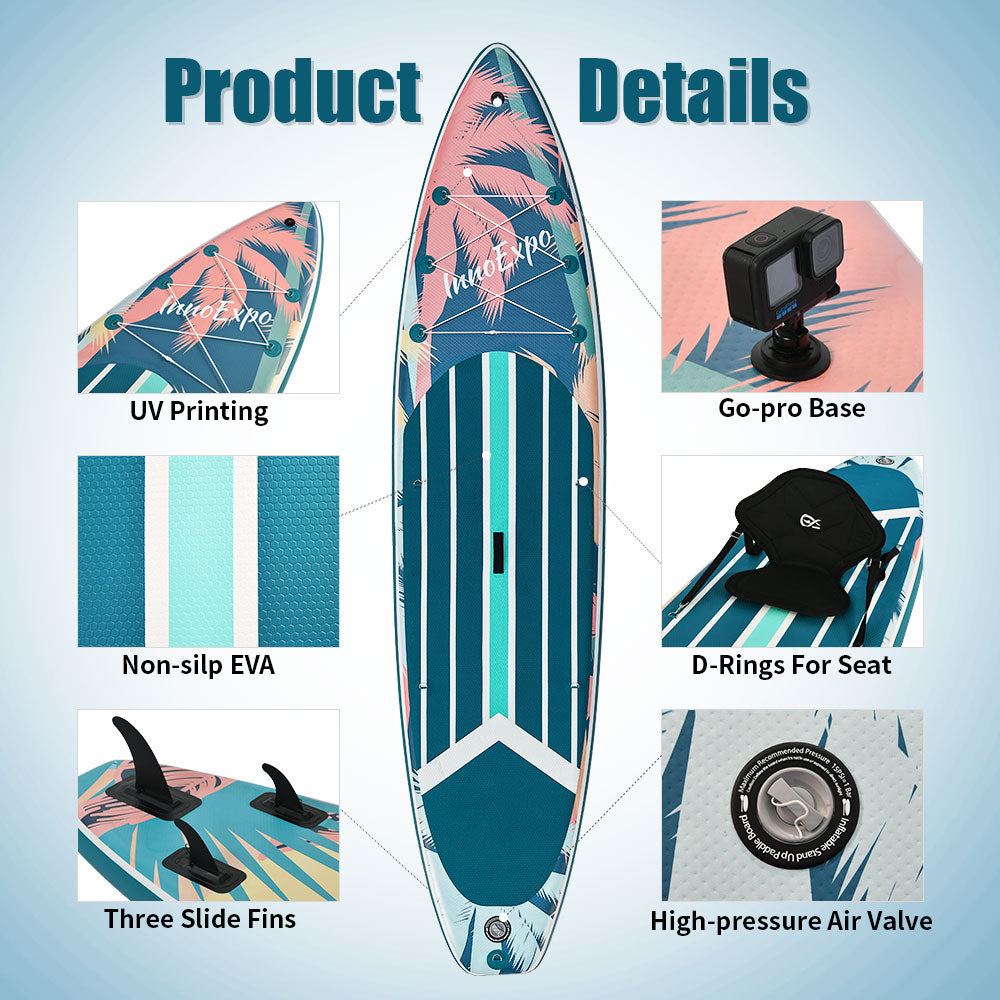 Set Placă SUP Kayak Gonflabilă SUMMER BREEZE 11'6'' 350 cm