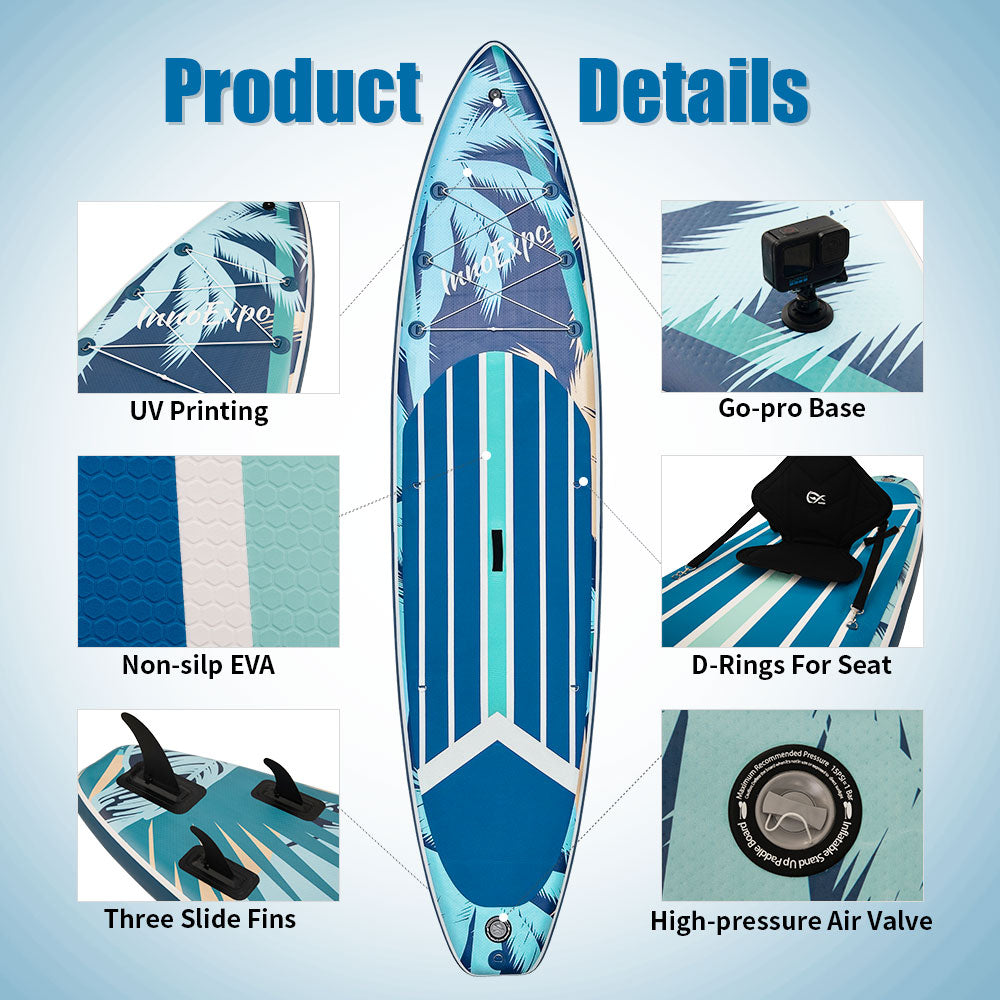 Set Placă SUP Kayak Gonflabilă SUMMER BREEZE 11'6'' 350 cm