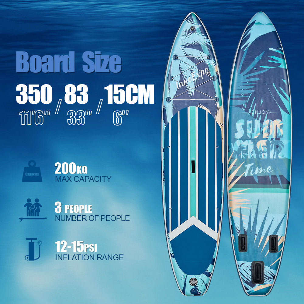 Set Placă SUP Kayak Gonflabilă SUMMER BREEZE 11'6'' 350 cm