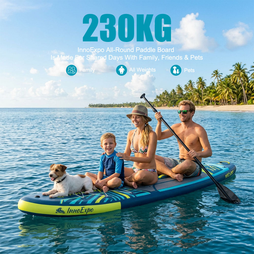 Set Placă SUP Kayak Gonflabilă Voyage 11'6'' 350 cm