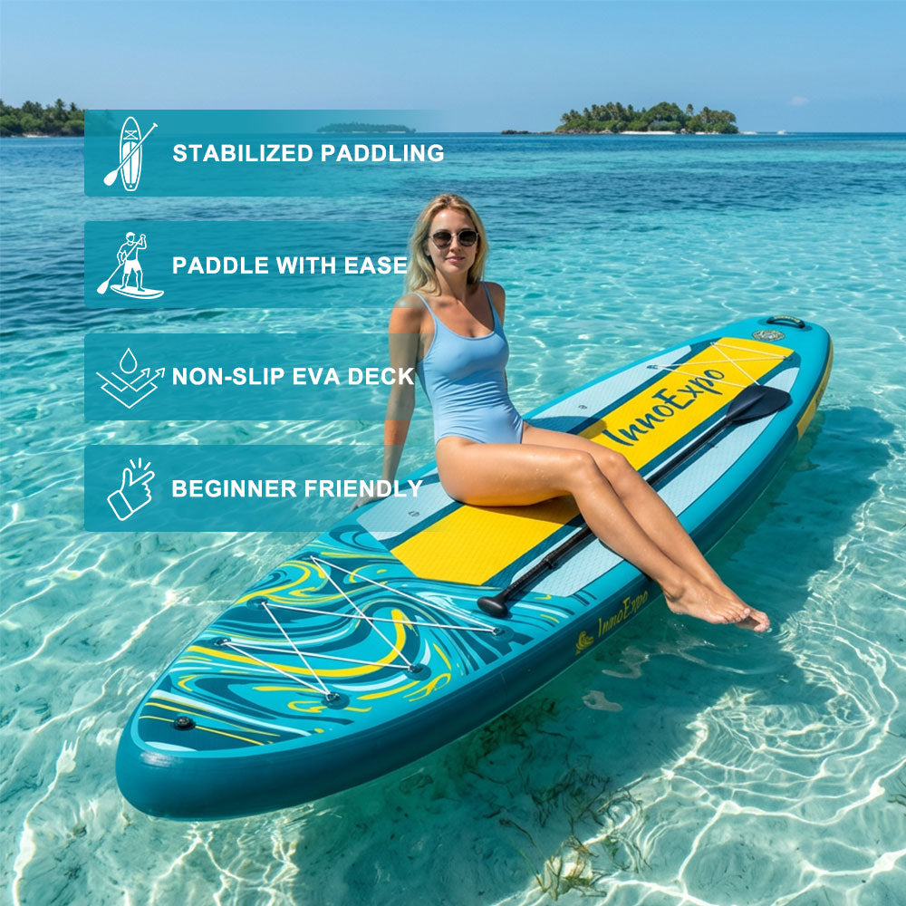 Set Placă SUP Kayak Gonflabilă Voyage 11'6'' 350 cm