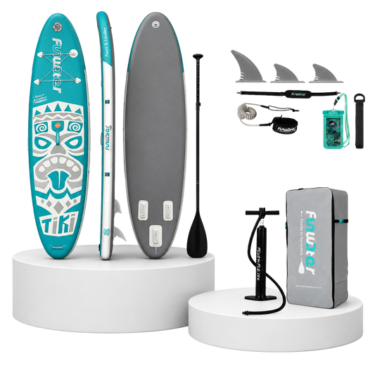 Set Placă SUP Gonflabilă FunWater TIKI Emerald 10'6''