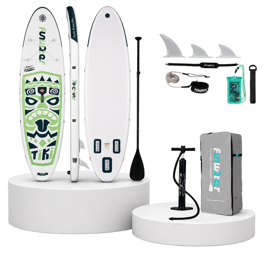 Set Placă SUP Gonflabilă FunWater TIKI Emerald 10'6'' 320 cm