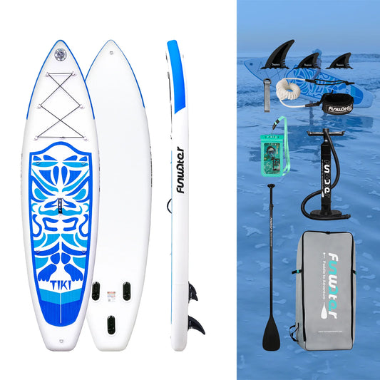 Placă cu vâsle gonflabilă FunWater TIKI Paddle Board SUP