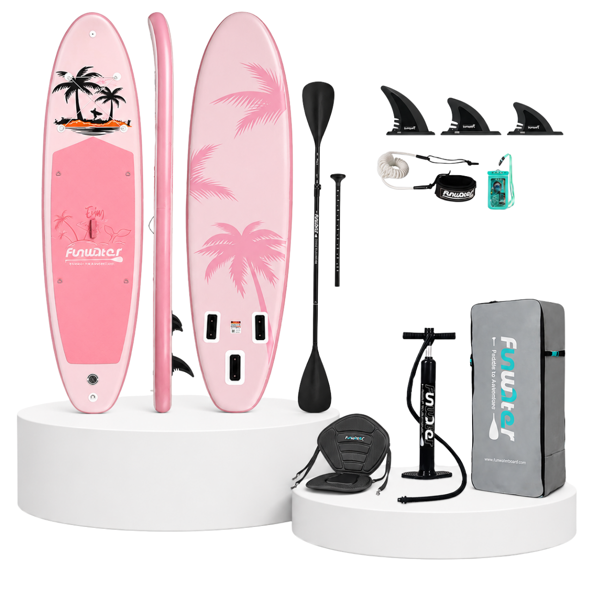 Set Placă SUP Kayak Gonflabilă FunWater CORAL 11' 335 cm