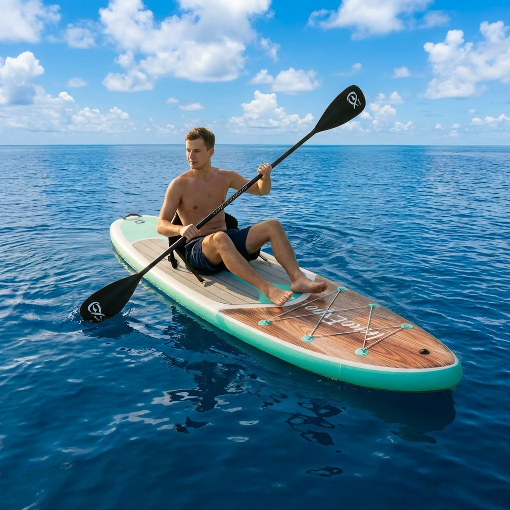 Set Placă SUP Kayak Gonflabilă LAGOON 11'6'' 350 cm