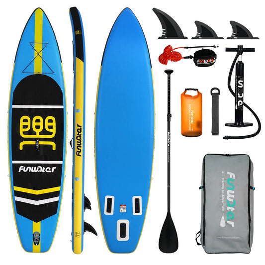 Placă de paddle gonflabilă FunWater CRUISE Paddle Board SUP BLUE