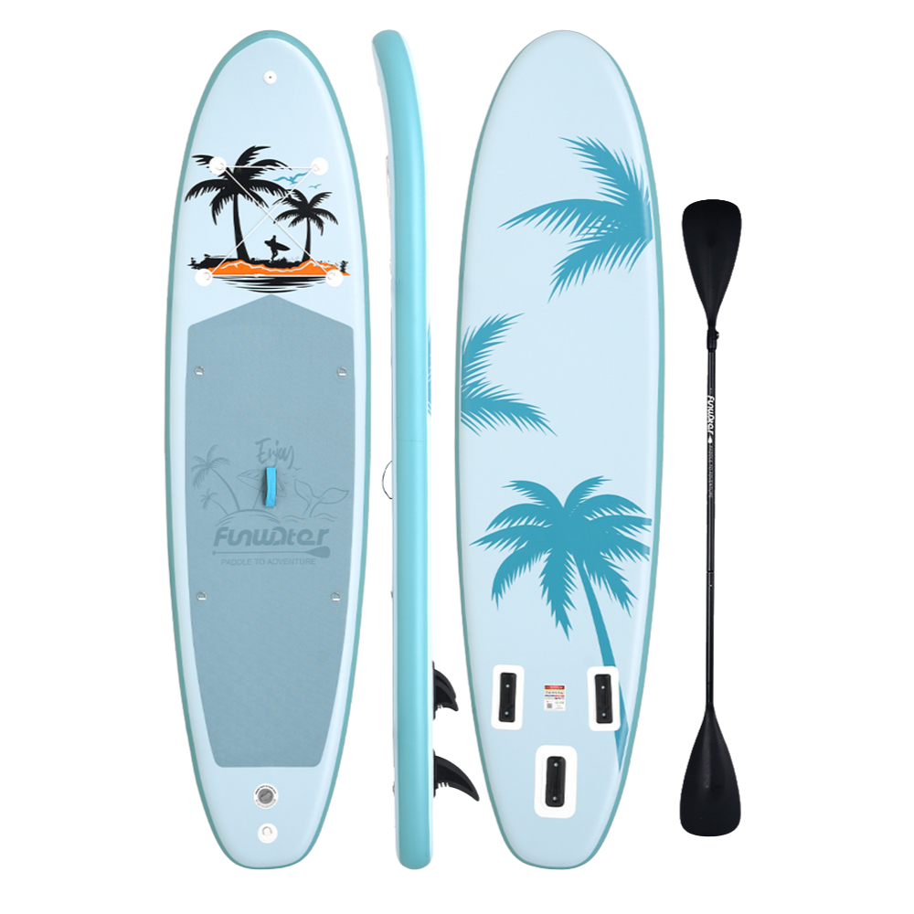 Set Placă SUP Kayak Gonflabilă FunWater RELAX Caribbean 11'6'' 350 cm