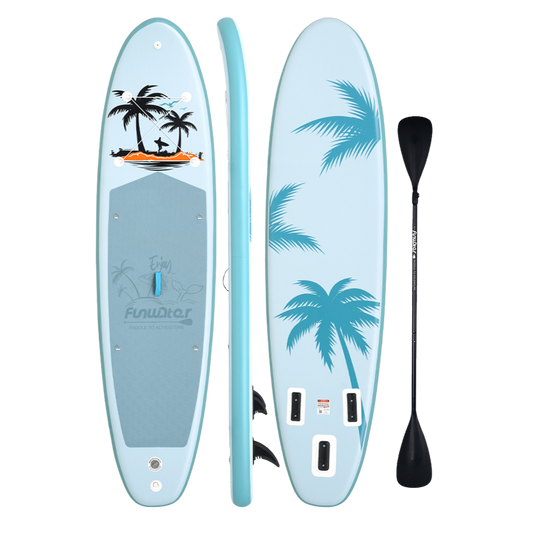 Set Placă SUP Kayak Gonflabilă FunWater RELAX Caribbean 11'6'' 350 cm